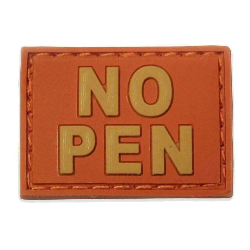 Unbranded Insignia & Patches NO PEN PATCH | No Penicillin, PVC, Hook & Loop, 3.5 Cm X 2 Cm 4 Unbranded Insignia & Patches NO PEN PATCH | No Penicillin, PVC, Hook & Loop, 3.5 Cm X 2 Cm