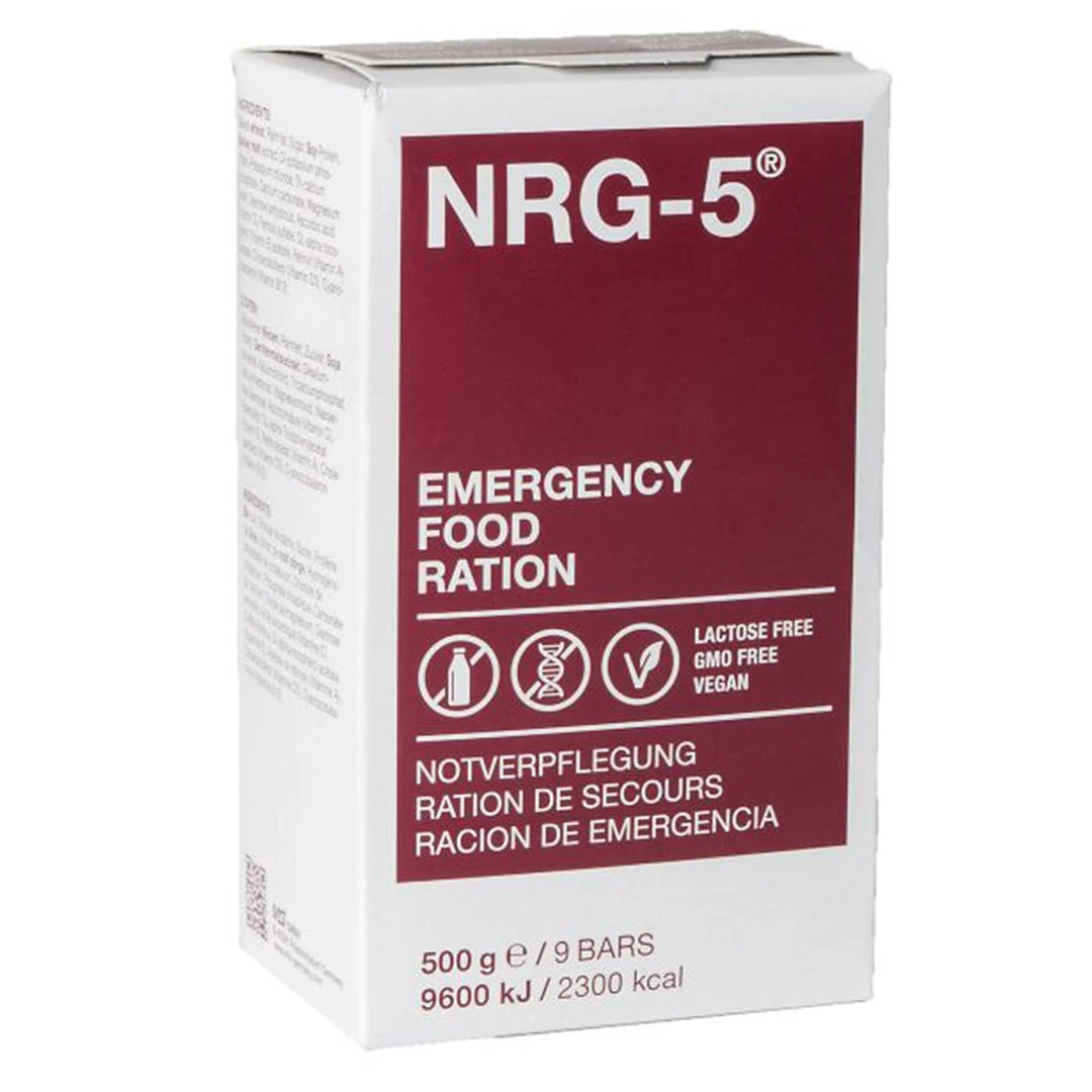 Unbranded NRG-5 ZERO EMERGENCY FOOD RATION | 20 Year Shelf Life, 9 Bar Pack Camping & Survival Unbranded NRG-5 ZERO EMERGENCY FOOD RATION | 20 Year Shelf Life, 9 Bar Pack Camping & Survival