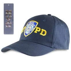 Rothco OFFICIALLY LICENSED NYPD CAP WITH EMBLEM | Adjustable Strapback, Blue Headwear