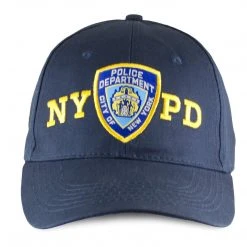 Rothco OFFICIALLY LICENSED NYPD CAP WITH EMBLEM | Adjustable Strapback, Blue Headwear