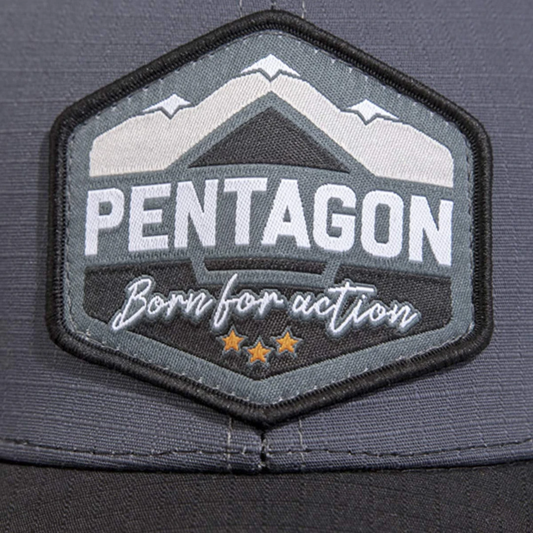 PENTAGON ERA "BORN FOR ACTION" CAP | Men's Mesh Backed Baseball Hat Headwear 5 PENTAGON ERA "BORN FOR ACTION" CAP | Men's Mesh Backed Baseball Hat Headwear