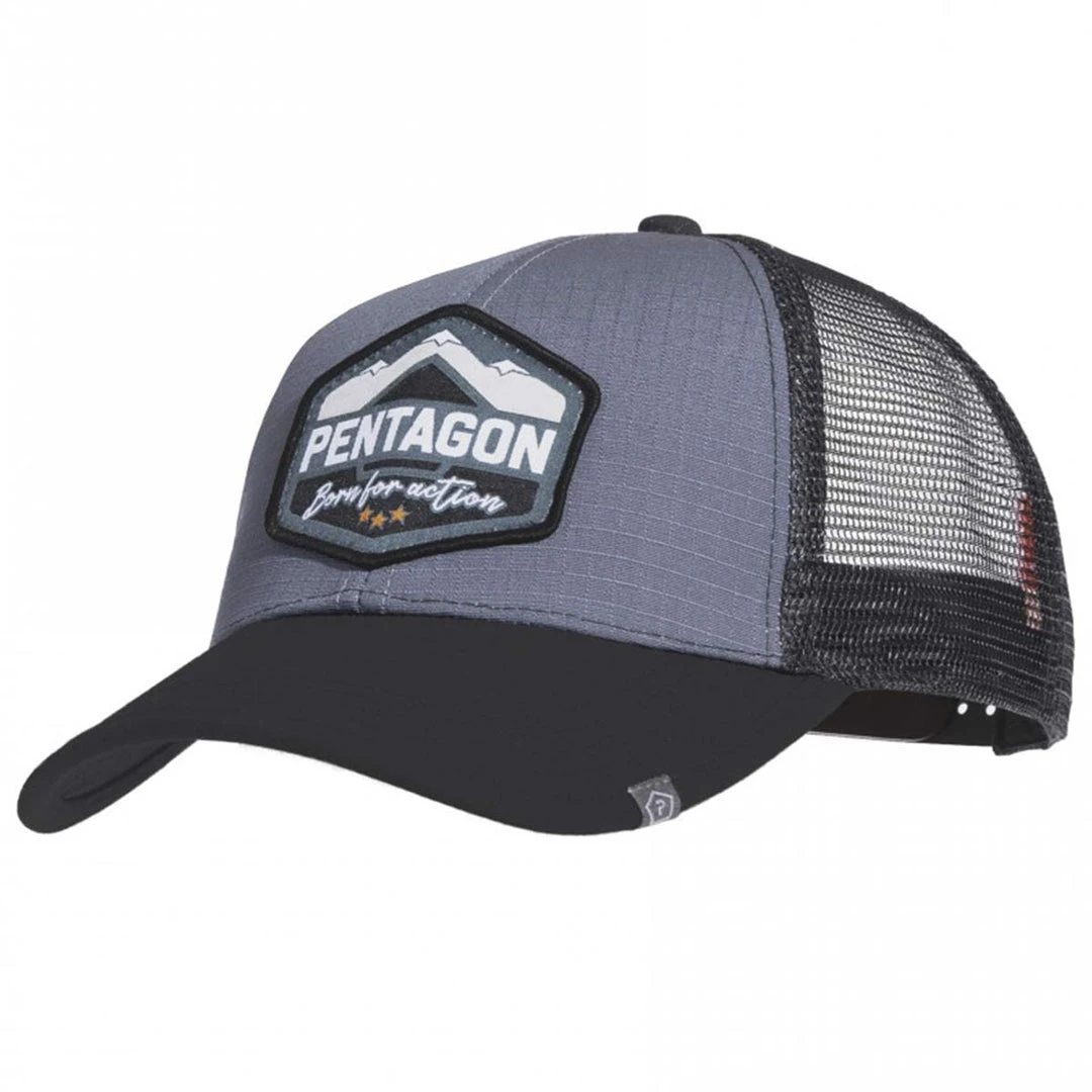 PENTAGON ERA "BORN FOR ACTION" CAP | Men's Mesh Backed Baseball Hat Headwear 4 PENTAGON ERA "BORN FOR ACTION" CAP | Men's Mesh Backed Baseball Hat Headwear