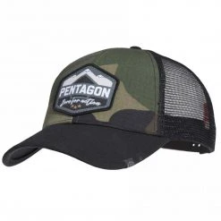 PENTAGON ERA "BORN FOR ACTION" CAP | Men's Mesh Backed Baseball Hat Headwear 12 PENTAGON ERA