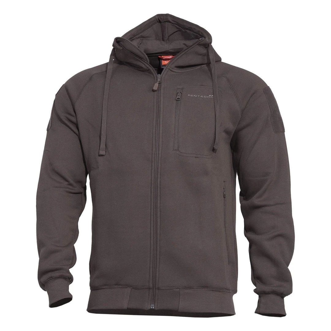 PENTAGON LEONIDAS 2.0 HOODIE | Men's Full Zip Tactical Hooded Sweater 3 PENTAGON LEONIDAS 2.0 HOODIE | Men's Full Zip Tactical Hooded Sweater