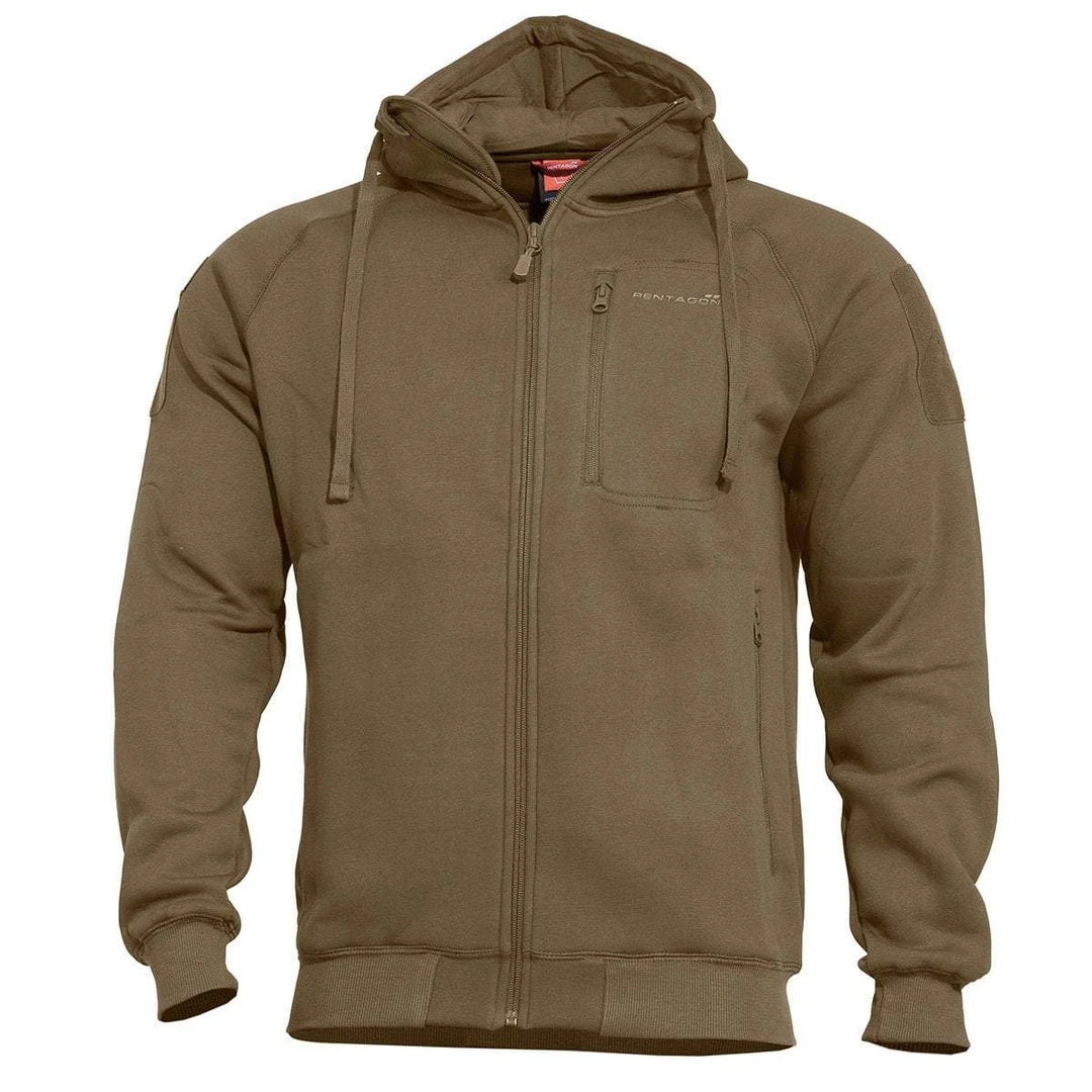 PENTAGON LEONIDAS 2.0 HOODIE | Men's Full Zip Tactical Hooded Sweater 2 PENTAGON LEONIDAS 2.0 HOODIE | Men's Full Zip Tactical Hooded Sweater