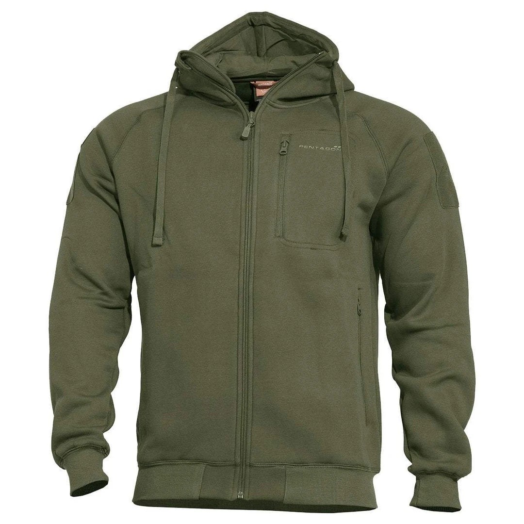 PENTAGON LEONIDAS 2.0 HOODIE | Men's Full Zip Tactical Hooded Sweater 5 PENTAGON LEONIDAS 2.0 HOODIE | Men's Full Zip Tactical Hooded Sweater