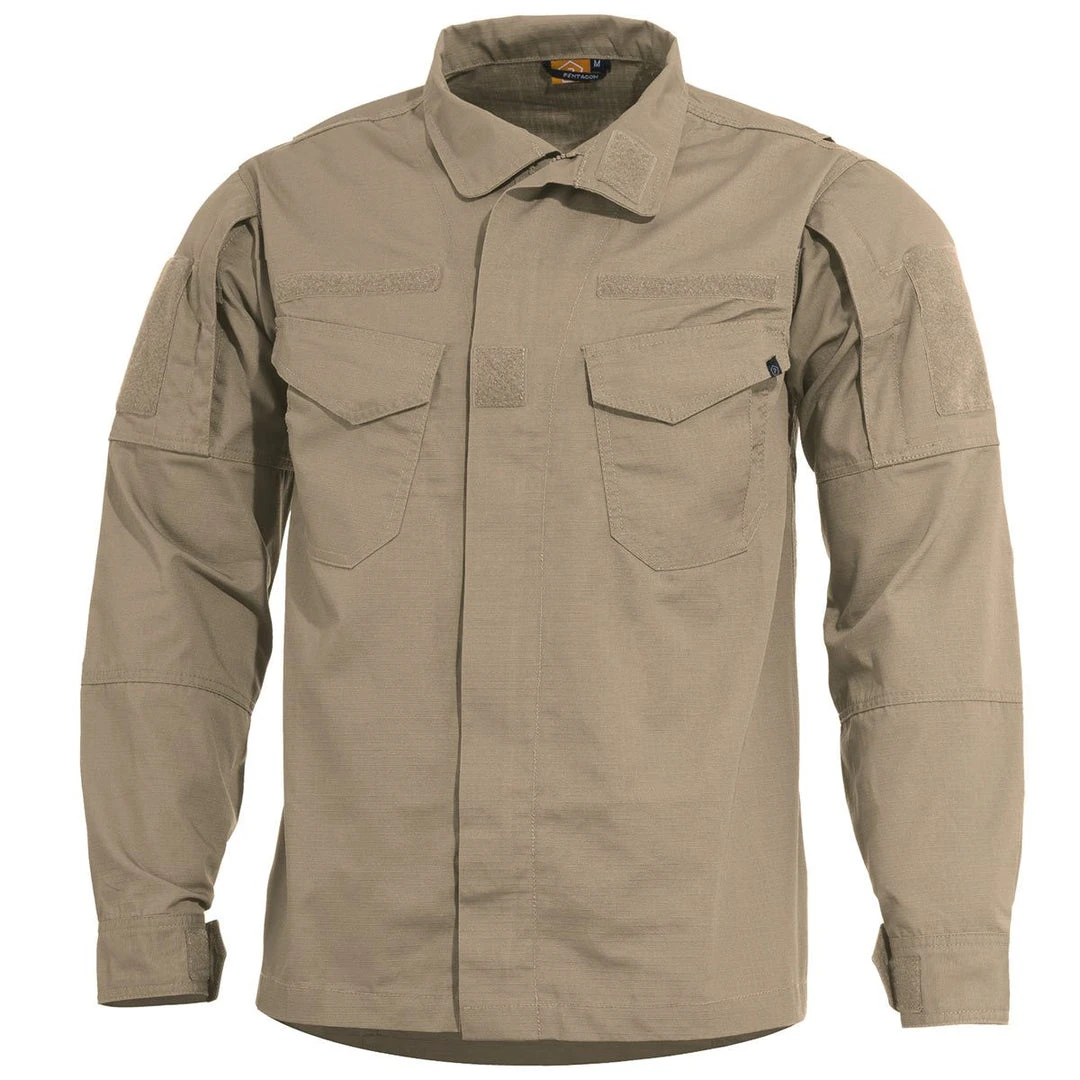 PENTAGON LYCOS COMBAT JACKET | Men's Rip-Stop Military Field Shirt Clothing PENTAGON LYCOS COMBAT JACKET | Men's Rip-Stop Military Field Shirt Clothing