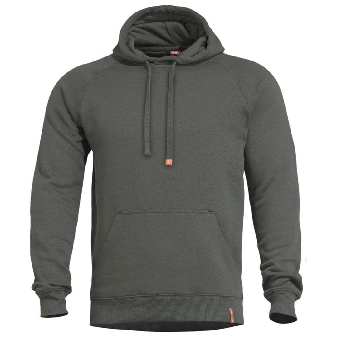 PENTAGON PHAETON HOODIE | Men's Plain Hooded Sweater With Pocket PENTAGON PHAETON HOODIE | Men's Plain Hooded Sweater With Pocket