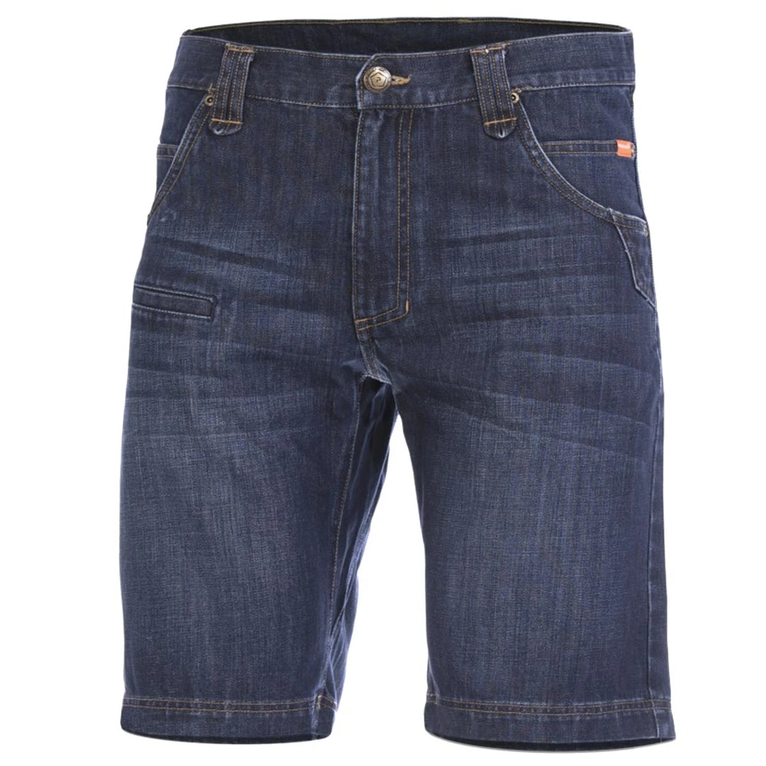 PENTAGON ROGUE JEAN SHORTS | Men's 7-Pocket Tactical Jorts, Blue PENTAGON ROGUE JEAN SHORTS | Men's 7-Pocket Tactical Jorts, Blue