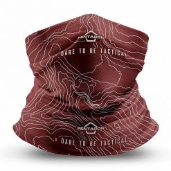 Headwear PENTAGON SKIRON NECK GAITER MAP | Lightweight Multifunctional Snood