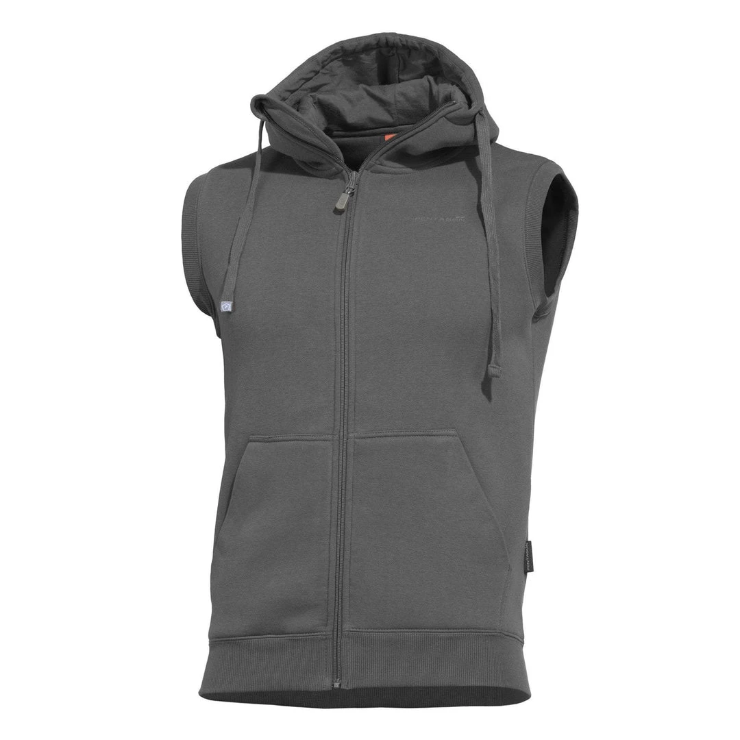 PENTAGON THESPIS SLEEVELESS HOODIE | Men's Tactical Vest With Hood Mid-Layers & Hoodies 1 PENTAGON THESPIS SLEEVELESS HOODIE | Men's Tactical Vest With Hood Mid-Layers & Hoodies