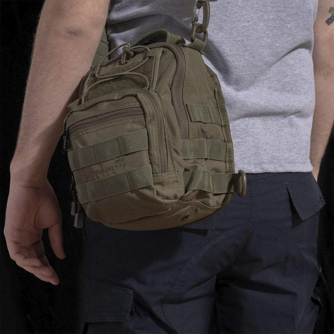 Bags, Packs & Boxes PENTAGON UCB 2.0 CHEST BAG | Mens Small Tactical Crossbody Rucksack 7L 6 Bags, Packs & Boxes PENTAGON UCB 2.0 CHEST BAG | Mens Small Tactical Crossbody Rucksack 7L