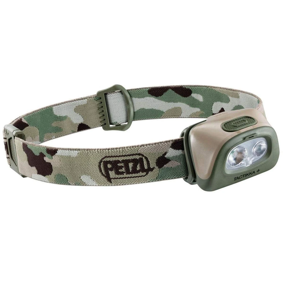 PETZL TACTIKKA PLUS HEAD TORCH | Headlamp, White/Red Light, 350 Lumen PETZL TACTIKKA PLUS HEAD TORCH | Headlamp, White/Red Light, 350 Lumen