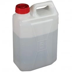 Highlander PLASTIC JERRY CAN 5L | Solid Water/Liquid Carrier With Screw-Top Lid Bushcraft & Survival