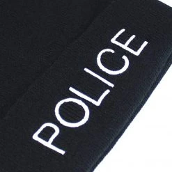 Clothing ROTHCO POLICE EMBROIDERED WATCH CAP | Acrylic Beanie Hat, Black