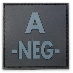 Bulldog Tactical Gear Insignia & Patches PVC BLOOD GROUP PATCH | Hook & Loop Backed, 5cm X 5cm 9 Bulldog Tactical Gear Insignia & Patches PVC BLOOD GROUP PATCH | Hook & Loop Backed, 5cm X 5cm