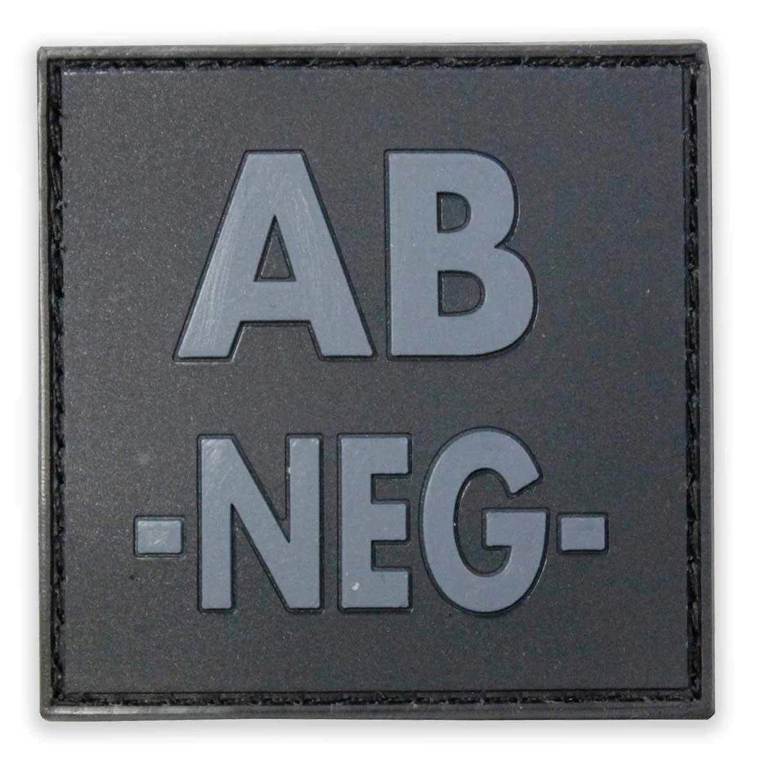 Bulldog Tactical Gear Insignia & Patches PVC BLOOD GROUP PATCH | Hook & Loop Backed, 5cm X 5cm Bulldog Tactical Gear Insignia & Patches PVC BLOOD GROUP PATCH | Hook & Loop Backed, 5cm X 5cm