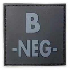 Bulldog Tactical Gear Insignia & Patches PVC BLOOD GROUP PATCH | Hook & Loop Backed, 5cm X 5cm 14 Bulldog Tactical Gear Insignia & Patches PVC BLOOD GROUP PATCH | Hook & Loop Backed, 5cm X 5cm