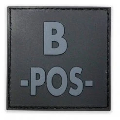 Bulldog Tactical Gear Insignia & Patches PVC BLOOD GROUP PATCH | Hook & Loop Backed, 5cm X 5cm 17 Bulldog Tactical Gear Insignia & Patches PVC BLOOD GROUP PATCH | Hook & Loop Backed, 5cm X 5cm