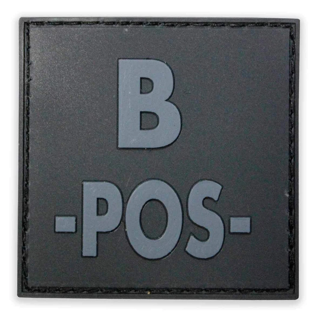 Bulldog Tactical Gear Insignia & Patches PVC BLOOD GROUP PATCH | Hook & Loop Backed, 5cm X 5cm Bulldog Tactical Gear Insignia & Patches PVC BLOOD GROUP PATCH | Hook & Loop Backed, 5cm X 5cm