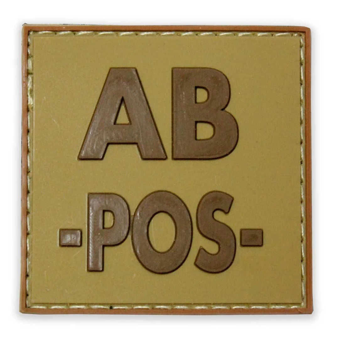 Bulldog Tactical Gear Insignia & Patches PVC BLOOD GROUP PATCH | Hook & Loop Backed, 5cm X 5cm Bulldog Tactical Gear Insignia & Patches PVC BLOOD GROUP PATCH | Hook & Loop Backed, 5cm X 5cm