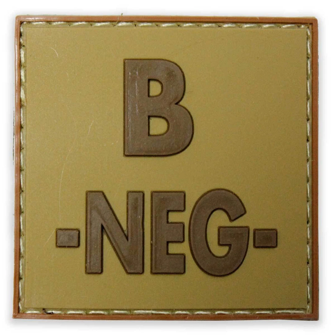 Bulldog Tactical Gear Insignia & Patches PVC BLOOD GROUP PATCH | Hook & Loop Backed, 5cm X 5cm Bulldog Tactical Gear Insignia & Patches PVC BLOOD GROUP PATCH | Hook & Loop Backed, 5cm X 5cm