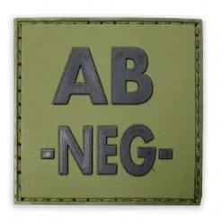 Bulldog Tactical Gear Insignia & Patches PVC BLOOD GROUP PATCH | Hook & Loop Backed, 5cm X 5cm 4 Bulldog Tactical Gear Insignia & Patches PVC BLOOD GROUP PATCH | Hook & Loop Backed, 5cm X 5cm