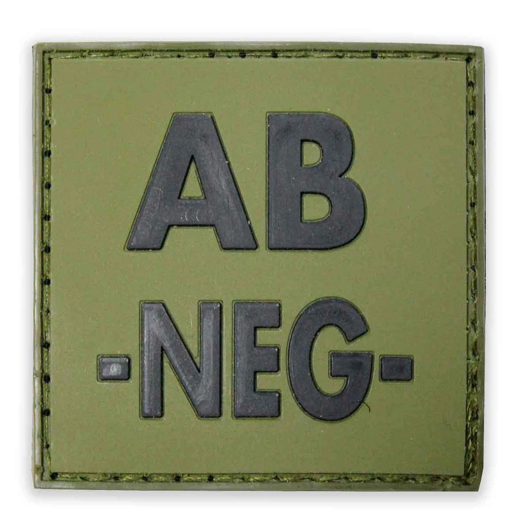 Bulldog Tactical Gear Insignia & Patches PVC BLOOD GROUP PATCH | Hook & Loop Backed, 5cm X 5cm Bulldog Tactical Gear Insignia & Patches PVC BLOOD GROUP PATCH | Hook & Loop Backed, 5cm X 5cm