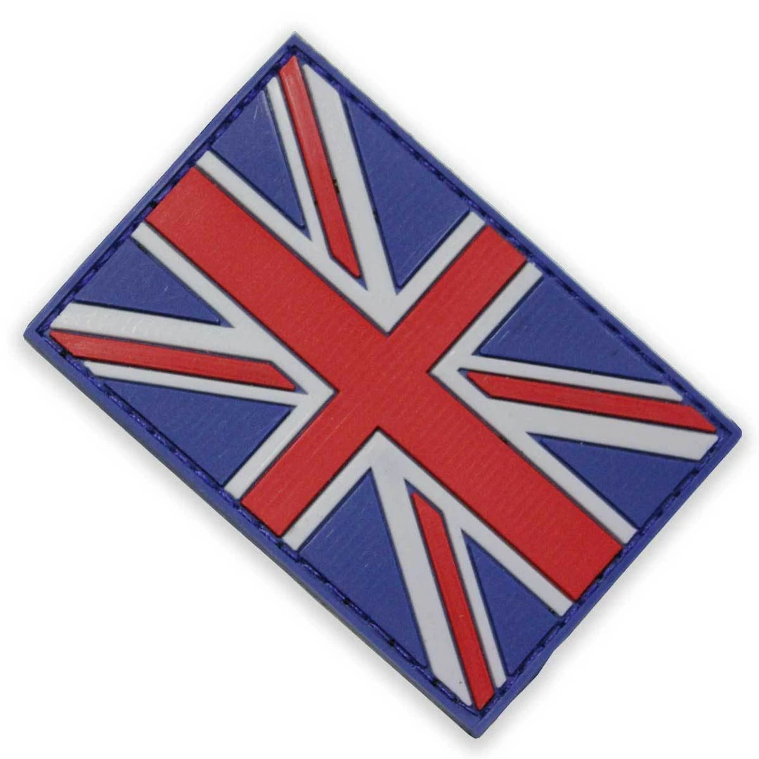 Bulldog Tactical Gear PVC BRITISH UNION JACK FLAG PATCH | Hook & Loop Insignia, 7.5cm X 5cm Bulldog Tactical Gear PVC BRITISH UNION JACK FLAG PATCH | Hook & Loop Insignia, 7.5cm X 5cm