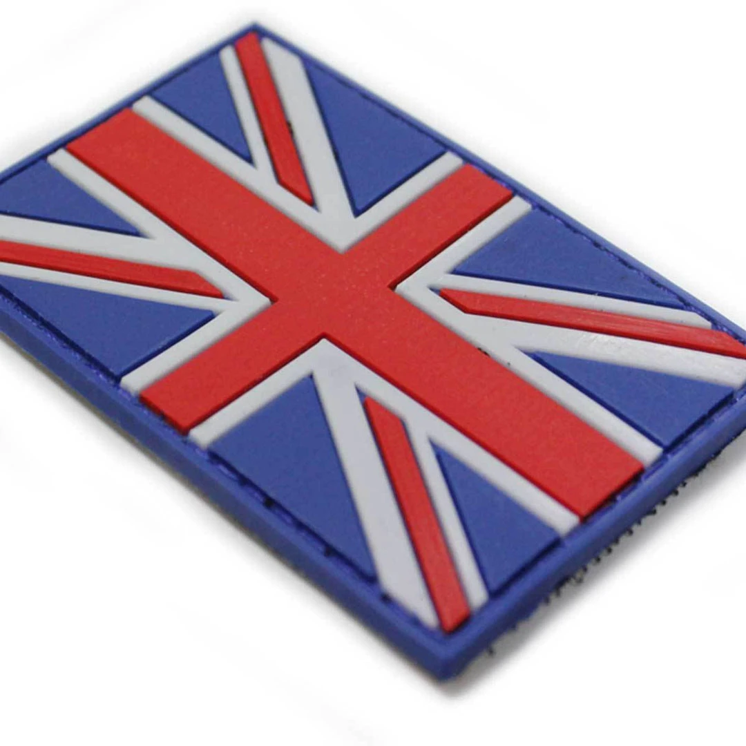 Bulldog Tactical Gear PVC BRITISH UNION JACK FLAG PATCH | Hook & Loop Insignia, 7.5cm X 5cm Bulldog Tactical Gear PVC BRITISH UNION JACK FLAG PATCH | Hook & Loop Insignia, 7.5cm X 5cm