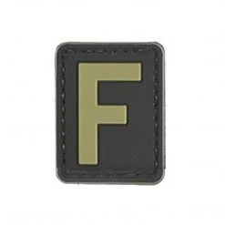 Unbranded PVC Hook & Loop Letter Patches