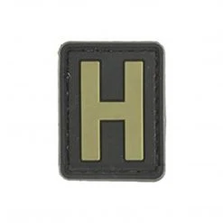 Unbranded PVC Hook & Loop Letter Patches