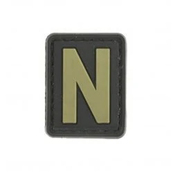 Unbranded PVC Hook & Loop Letter Patches
