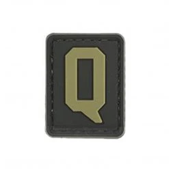 Unbranded PVC Hook & Loop Letter Patches