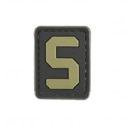 Unbranded PVC Hook & Loop Letter Patches