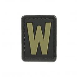 Unbranded PVC Hook & Loop Letter Patches