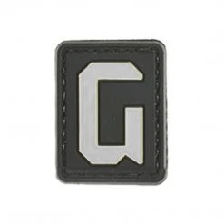 Unbranded PVC Hook & Loop Letter Patches