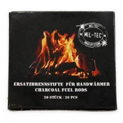MIL-TEC SOLID FUEL STICKS | For Reusable Hand Warmers, Pack Of 20 Clothing