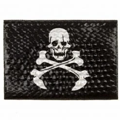 Unbranded Reflective Skull & Crossed Bones Patch Insignia & Patches
