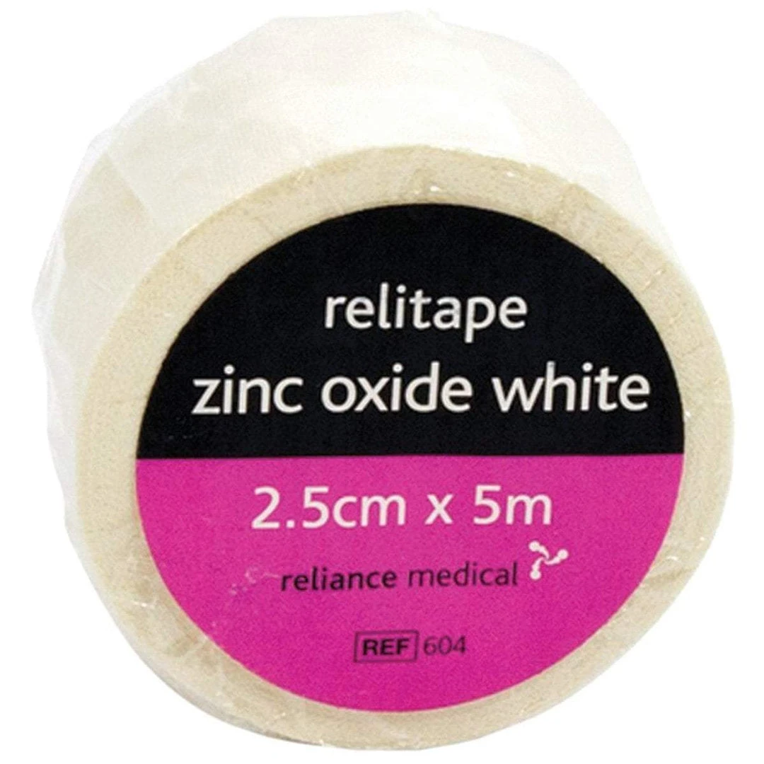 BCB International RELITAPE ZINC OXIDE TAPE | Blister Tape, 2.5cm X 5m 1 BCB International RELITAPE ZINC OXIDE TAPE | Blister Tape, 2.5cm X 5m