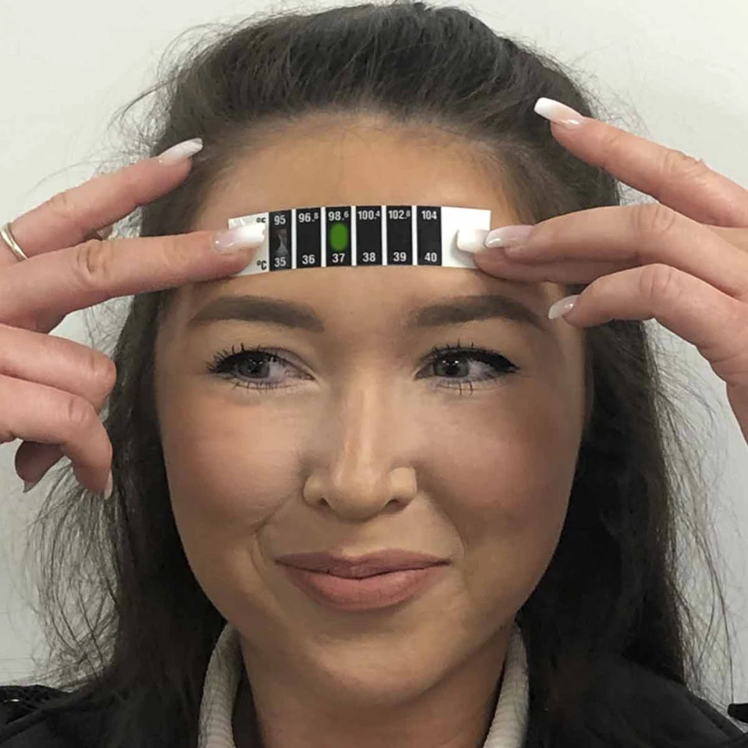 Unbranded Camping & Survival Reusable Forehead Thermometer 2 Unbranded Camping & Survival Reusable Forehead Thermometer