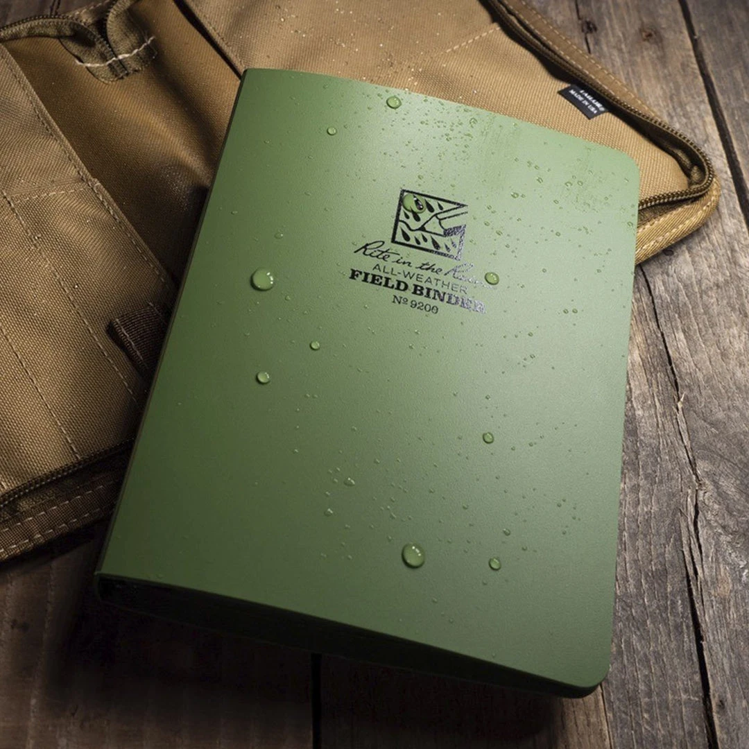 Camping & Survival RITE IN THE RAIN 1/2" RING BINDER GREEN | Rigid Folder, 14.3cm X 20cm Camping & Survival RITE IN THE RAIN 1/2" RING BINDER GREEN | Rigid Folder, 14.3cm X 20cm