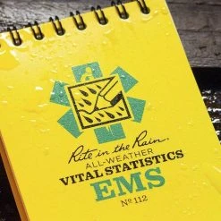 RITE IN THE RAIN EMS VITAL STATS NOTEBOOK | Waterproof, 7.6cm X 13.3cm
