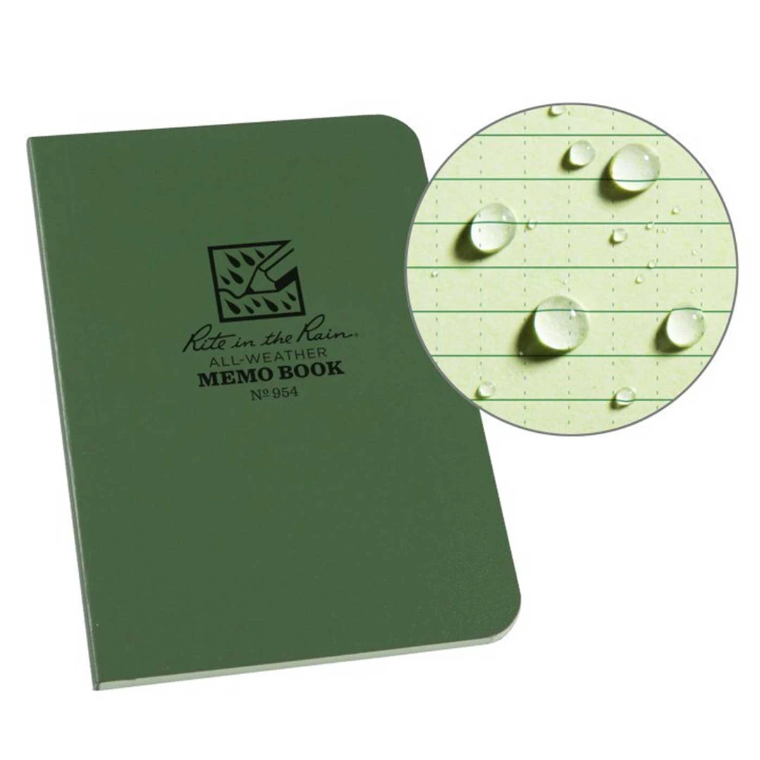 RITE IN THE RAIN SOFT COVER BOOK 3.5" X 5" | Waterproof Memo Book Camping & Survival 1 RITE IN THE RAIN SOFT COVER BOOK 3.5" X 5" | Waterproof Memo Book Camping & Survival