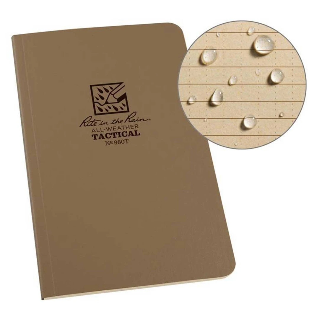 RITE IN THE RAIN TACTICAL FIELD BOOK 4.625" X 7.25" | Waterproof, Universal 2 RITE IN THE RAIN TACTICAL FIELD BOOK 4.625" X 7.25" | Waterproof, Universal