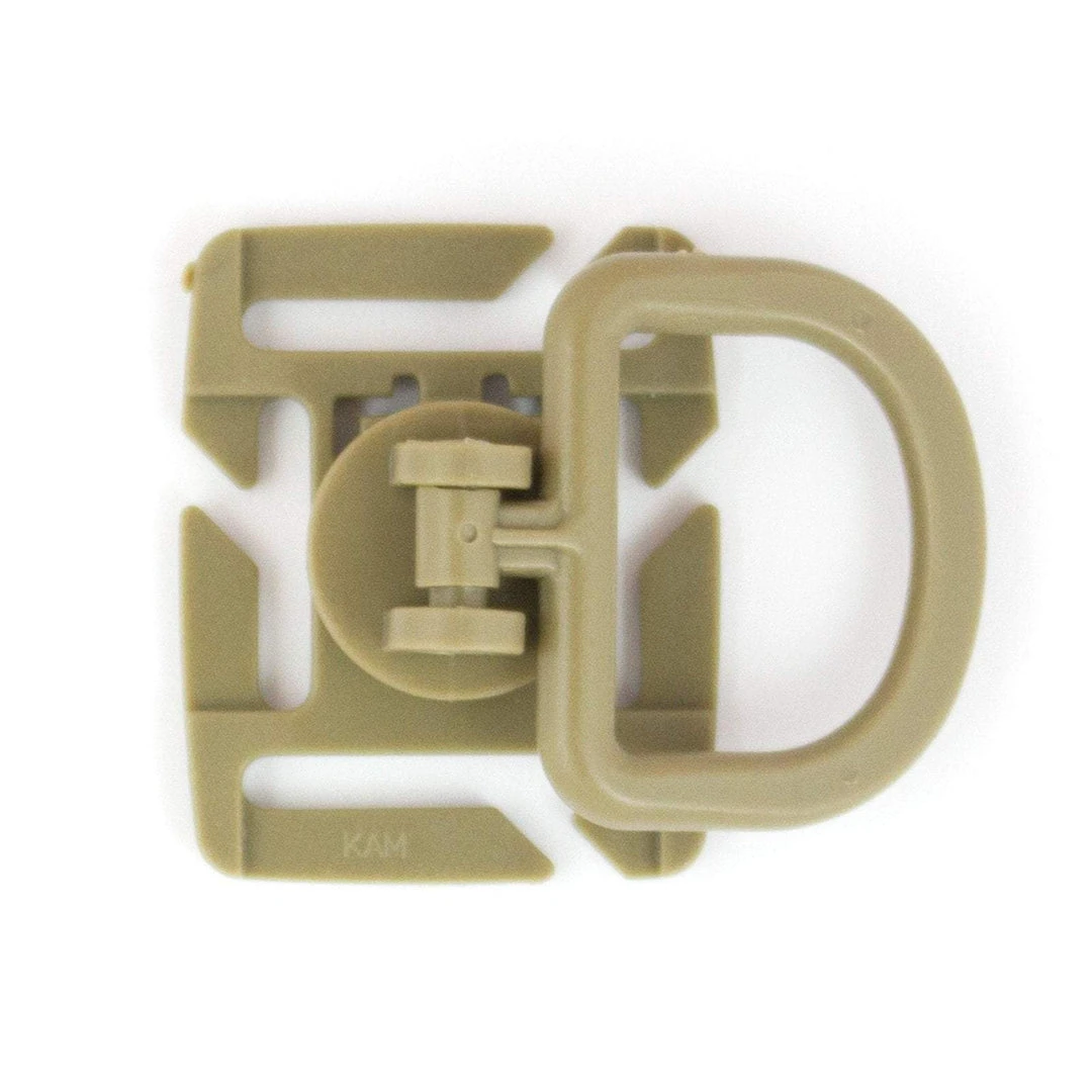 Bulldog Tactical Gear ROTATING D-RING | Mountable Plastic Loop, MOLLE, 3.3cm X 4cm Other Bag Accessories 2 Bulldog Tactical Gear ROTATING D-RING | Mountable Plastic Loop, MOLLE, 3.3cm X 4cm Other Bag Accessories