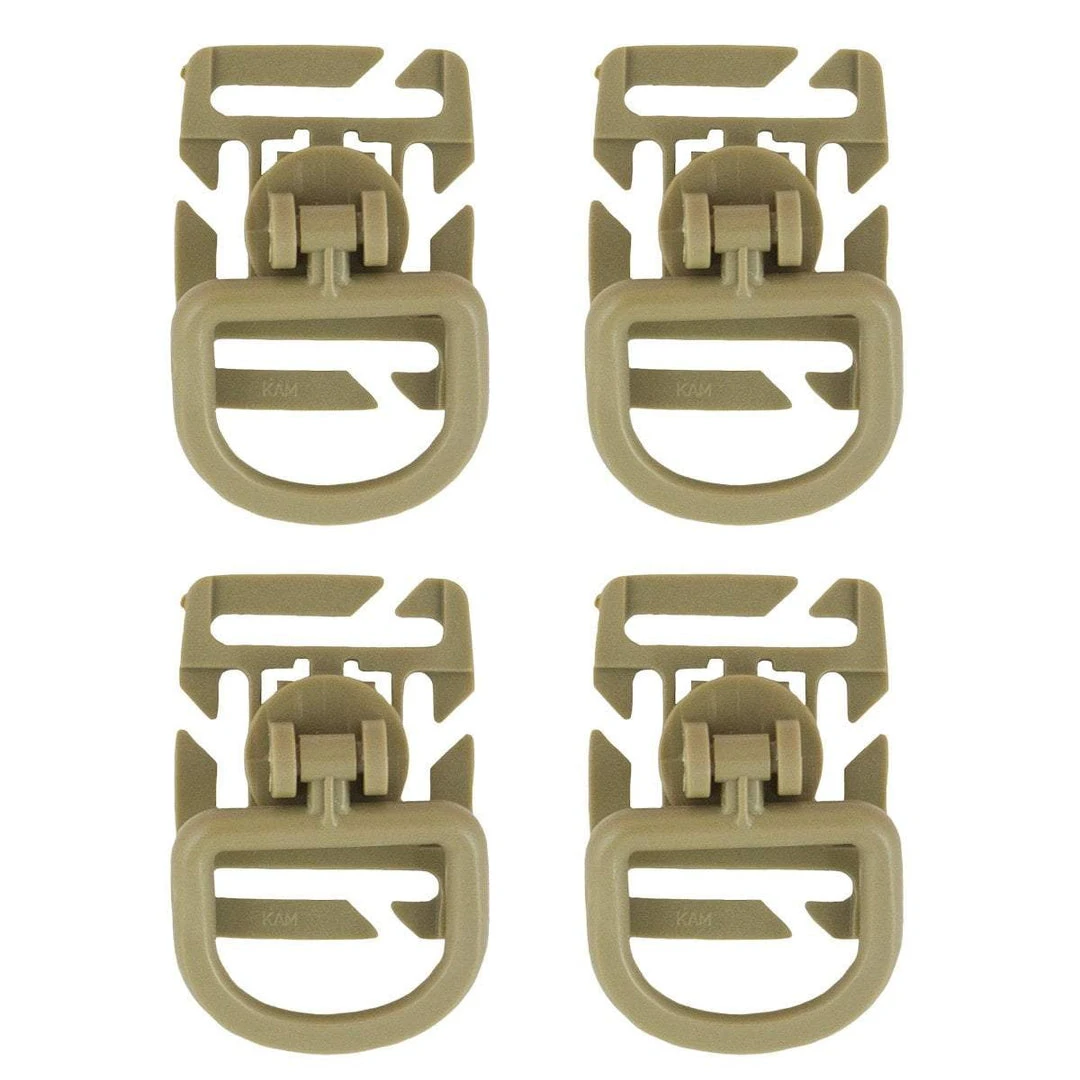 Bulldog Tactical Gear ROTATING D-RING | Mountable Plastic Loop, MOLLE, 3.3cm X 4cm Other Bag Accessories 3 Bulldog Tactical Gear ROTATING D-RING | Mountable Plastic Loop, MOLLE, 3.3cm X 4cm Other Bag Accessories