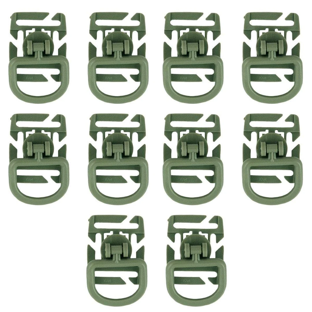 Bulldog Tactical Gear ROTATING D-RING | Mountable Plastic Loop, MOLLE, 3.3cm X 4cm Other Bag Accessories 10 Bulldog Tactical Gear ROTATING D-RING | Mountable Plastic Loop, MOLLE, 3.3cm X 4cm Other Bag Accessories