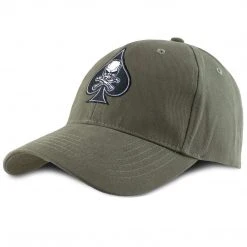 ROTHCO DEATH SPADE INSIGNIA CAP | Men's Strapback Baseball Cap, Olive
