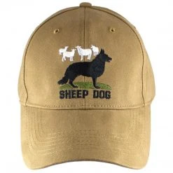 Headwear ROTHCO SHEEP DOG DELUXE LOW PROFILE CAP | Cotton Strapback Cap, Coyote